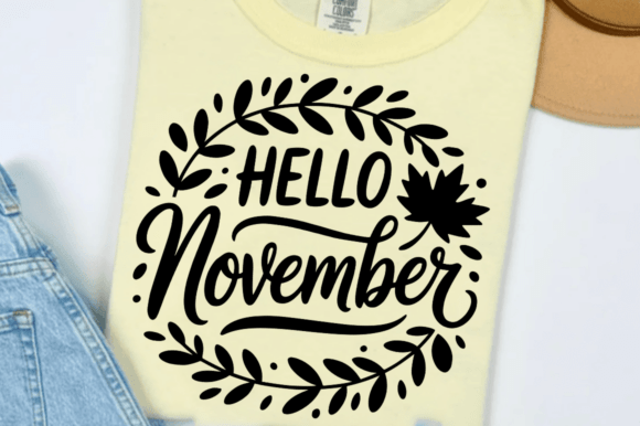 Autumn Hello October SVG: A Versatile Graphics Asset for Crafts