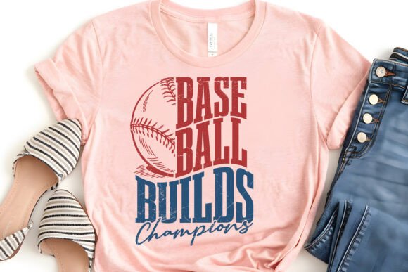 Baseball Builds Champions: A Must-Have for Crafts and Graphics