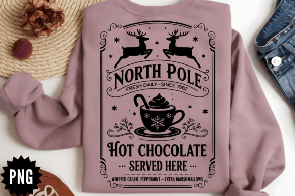 Christmas Hot Cocoa Bar SVG Design for Creative Crafts