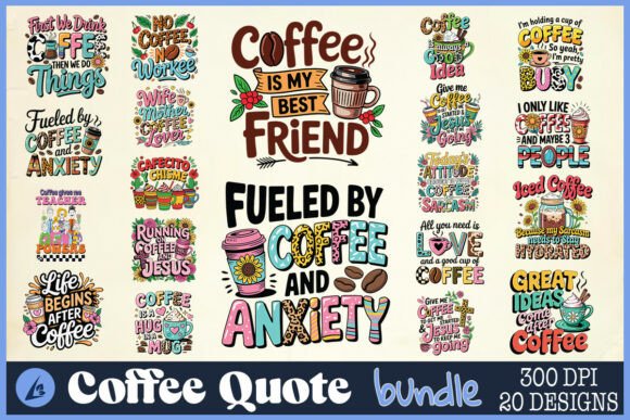 Coffee Quote SVG Bundle: A Graphics Must-Have for Crafts