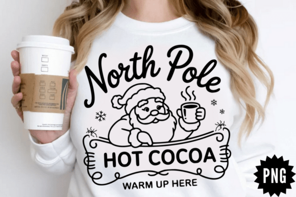 Holiday Hot Chocolate SVG Design for Festive Crafts and Graphics