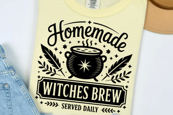 Homemade Witches Brew SVG: Perfect for Halloween Crafts