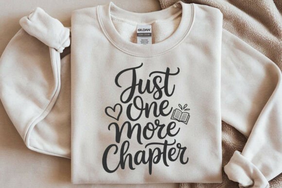 Just One More Chapter Svg: A Crafty Graphic for Book Lover Blogs