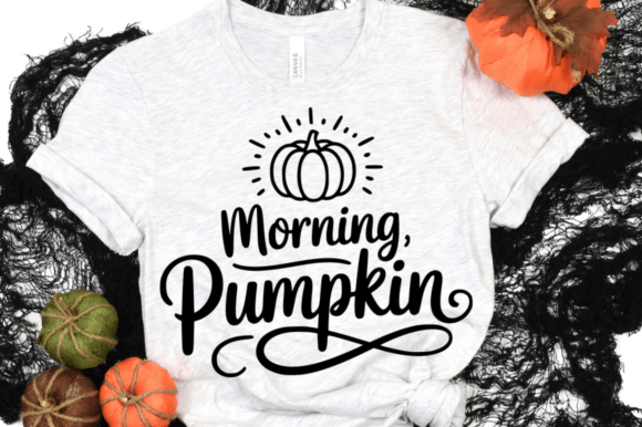 Morning Pumpkin SVG Design for Creative Crafts and Graphics