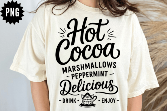 Peppermint Hot Chocolate SVG: A Cozy Craft Graphics Must-Have