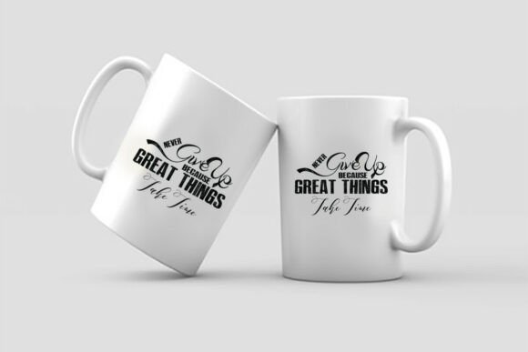 Review: Motivational Quotes Mug Design SVG for Local Business Graphics