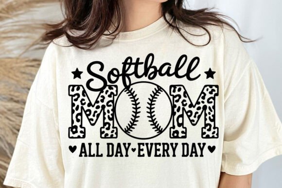 Softball Mom SVG, PNG for Local Business Graphics