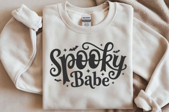 Spooky Babe Svg, Halloween Vibes Svg for Creative Crafts