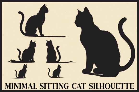 Whiskered Elegance – Cat Set for Crafts and Graphics
